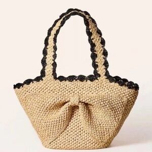 Brand new with tags Raffia Bow Tote Bag - kate spade new york x Target Natural